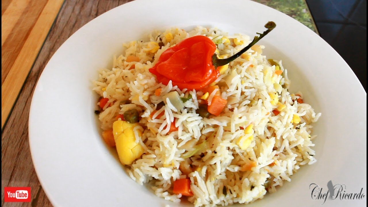 Weekend Dish Ackee Vegetable Rice Recipe For Vegetarian (Caribbean Chef) | Recipes By Chef Ricardo | Chef Ricardo Cooking