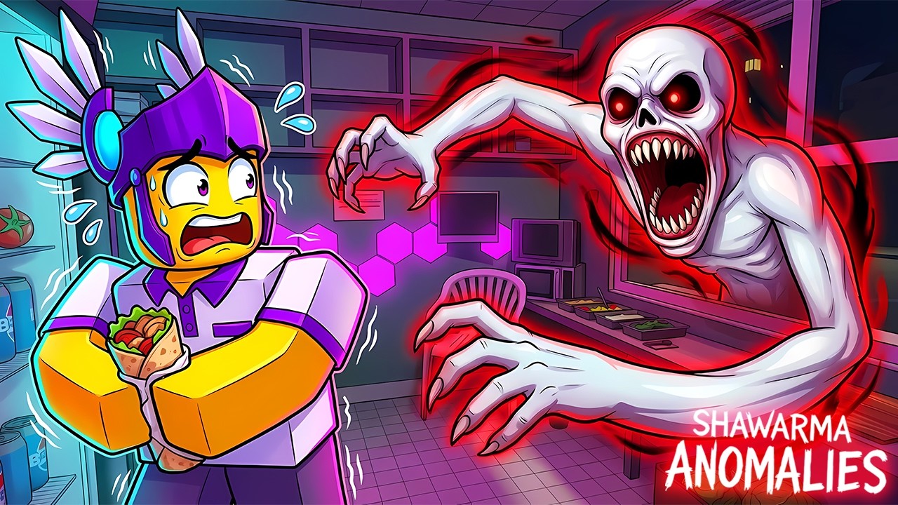 Shawarma MAS a CADA HORA tem MAIS ANOMALIAS! (Roblox)