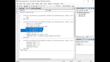 Simple Interest in VB NET