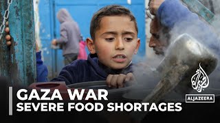 Gaza severe food shortages: Local charities help while the bombing goes on