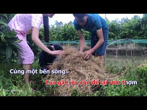 Khúc Hát Sông Quê  -  Karaoke Phối hay