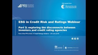 PRI: ESG in credit risk analysis: exploring the disconnects screenshot 5