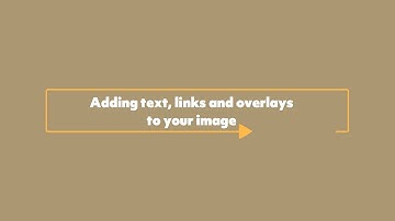 How to add text, overlays and a link to images, Help to edit your Journo Portfolio website.