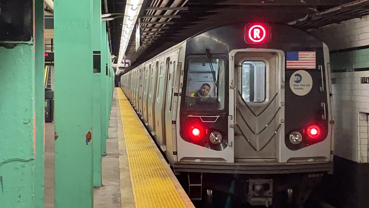 R160b R Train R160B Siemens R train departs forest hills 71st avenue - YouTube