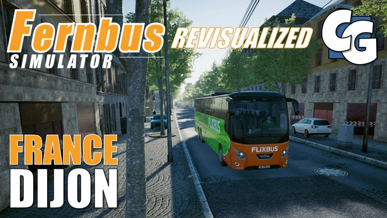 Foggy France - Entering Dijon - Fernbus Simulator - YouTube