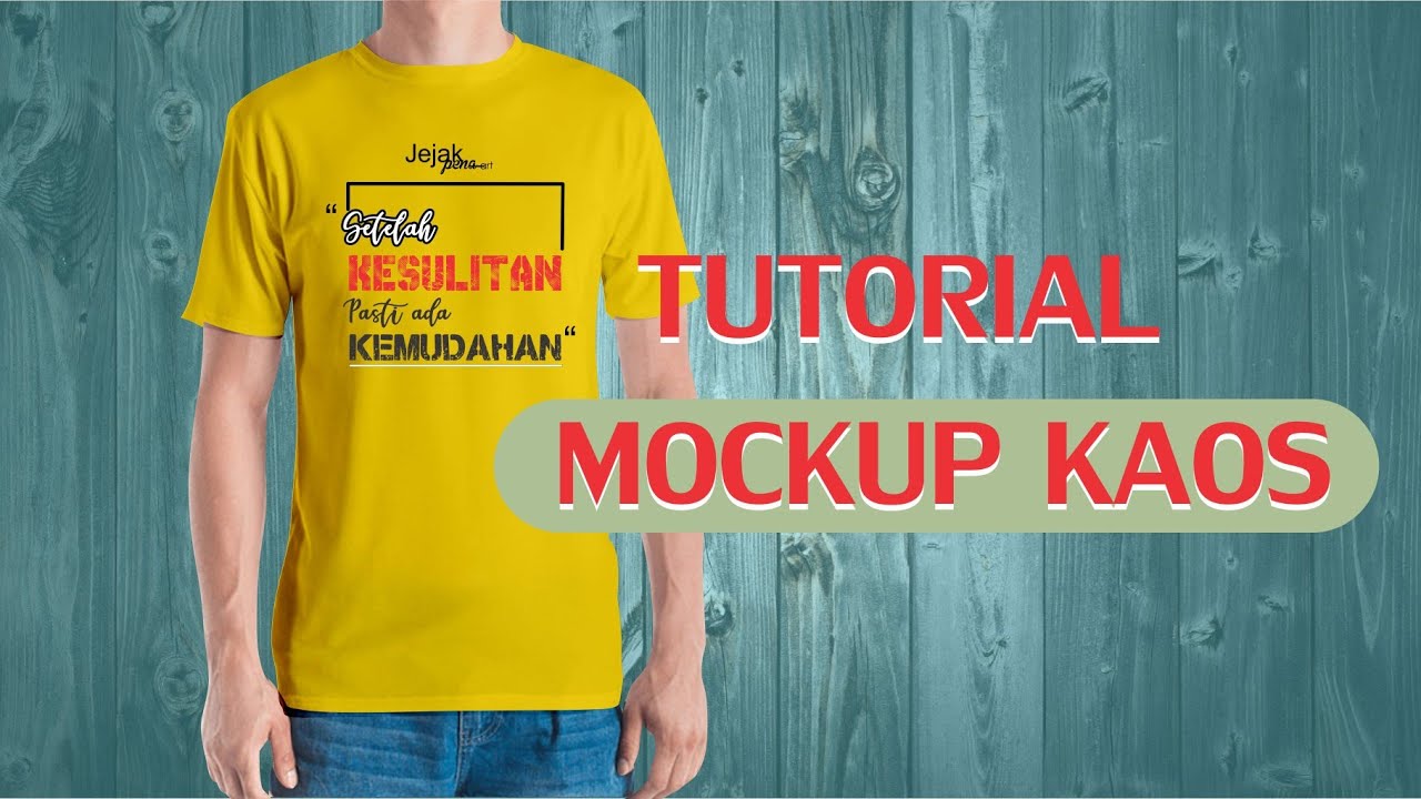 Begini Cara membuat Desain mockup Kaos Keren ( CorelDraw) - YouTube