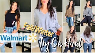 WALMART TRY ON CLOTHING HAUL | WALMART FALL HAUL