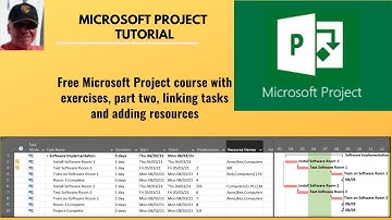 Link tasks and add resources in Microsoft Project.  Link tasks, add resources