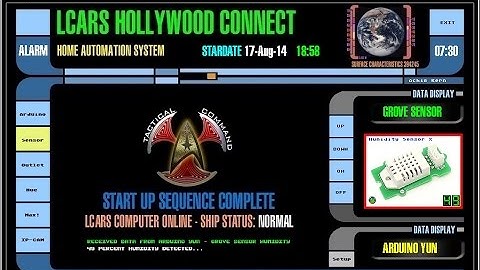 Hollywood LCARS Homeautomation Amiga - Smarthome