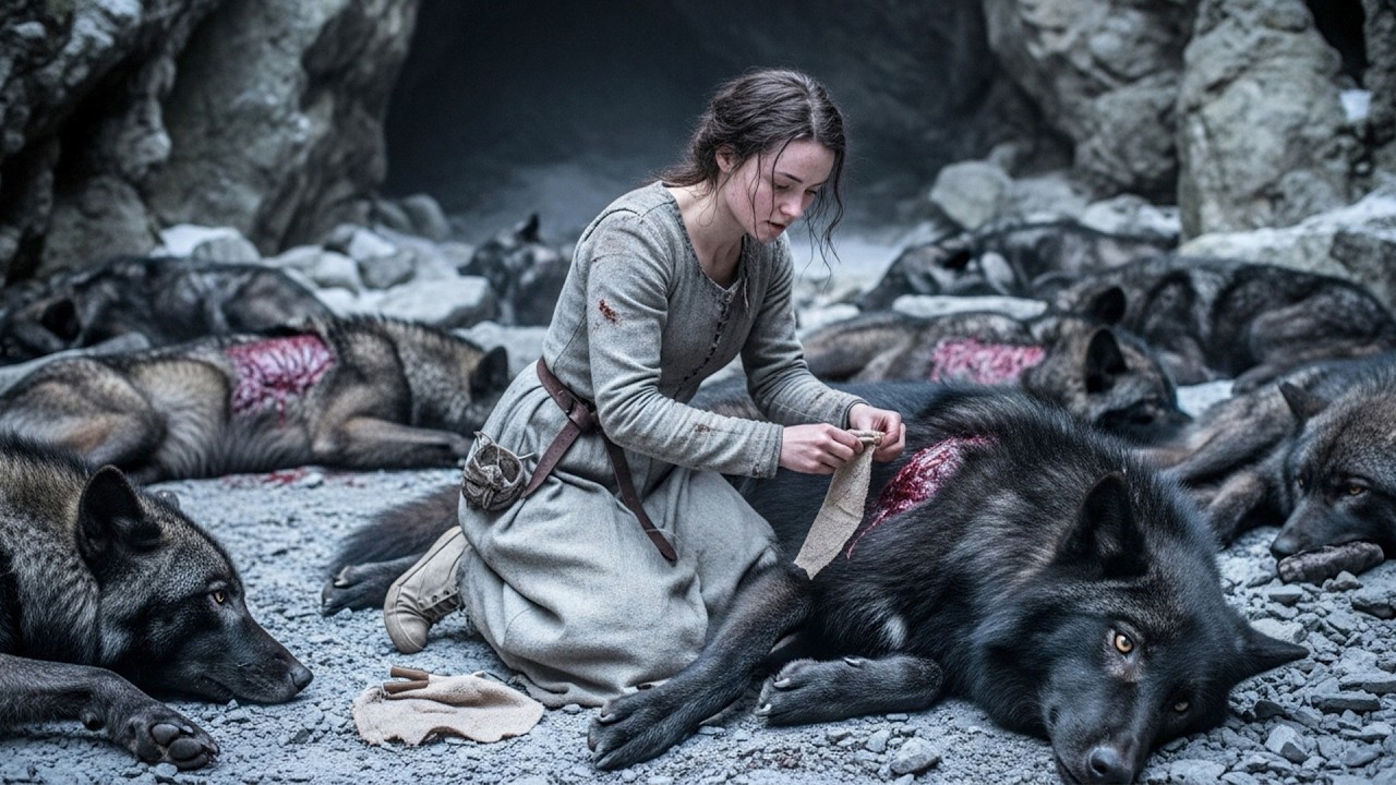 Rejected Omega Sheltered Twelve Wolves in a Cave — By Morning, the Alpha King Declared Her Luna