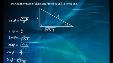 Unit 4 - 4.2 Trig Functions of Acute Angles