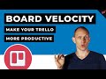 Trello Productivity Tip: Use "Board Velocity" to Get More Done