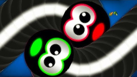 Worms Zone.io 1 Brave Tiny Snake Destroy Giant Snakes Epic Slitherio Gameplay #53