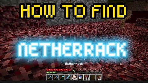 How To Find Netherrack In Minecraft?Survival Mode #minecraft