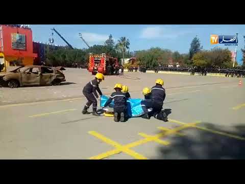 العاصمة مهارات أشبال الحماية المدنية في حادث مرور افتراضي
