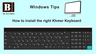 (6) How to install the right Khmer Keyboard in Windows 10 screenshot 5