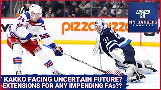 What does future hold for Kaapo Kakko? Which Ranger UFA/RFAs could get extensions? Bonino, Quick?