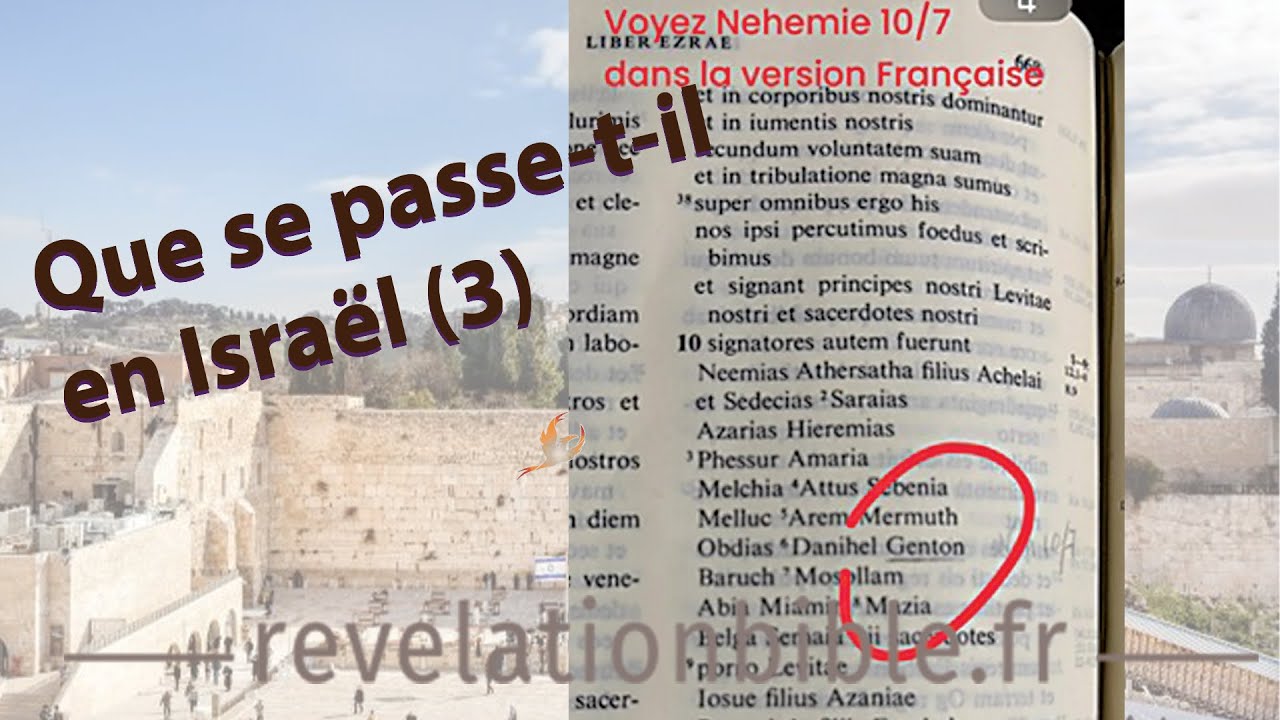 Que se passe t il en Israël 3 - YouTube
