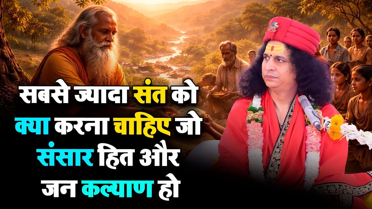 सबसे ज्यादा संत को क्या करना चाहिए जो संसार हित और जन कलियान हो #santindradevjimaharaj #bhaktimarg