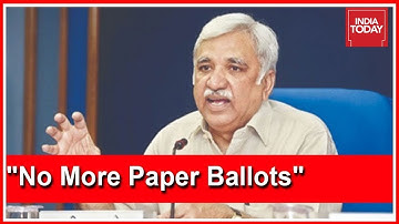 "Not Returning To Era Of Ballot Papers," Says Chief Of Election Commission