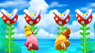 Mario Party 9 - Peach Vs Daisy Vs Waluigi Vs Yoshi Master Difficulty| Cartoons Mee