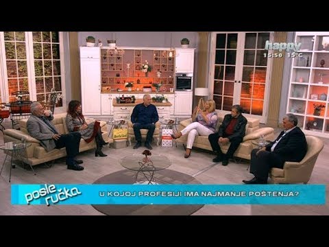 POSLE RUCKA - Koje profesije su najkorumpiranije i gde ima najvise nepostenja - 31.5.2019