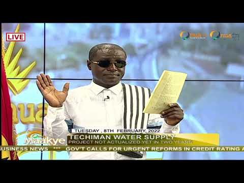 The Finance Ministry Squanders $100MILLION loan for Techiman Water Project