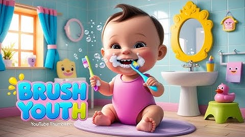 "Poets je tanden als een pro! 🎶 Dans en zing mee met het ultieme tandenborstellied!"