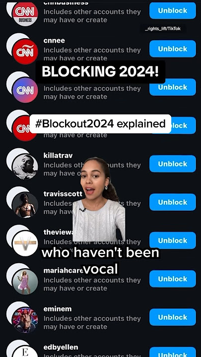#Blockout2024 explained