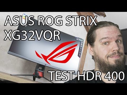 Test : ASUS ROG STRIX XG32VQR, l'écran 32 144 Hz, et HDR400