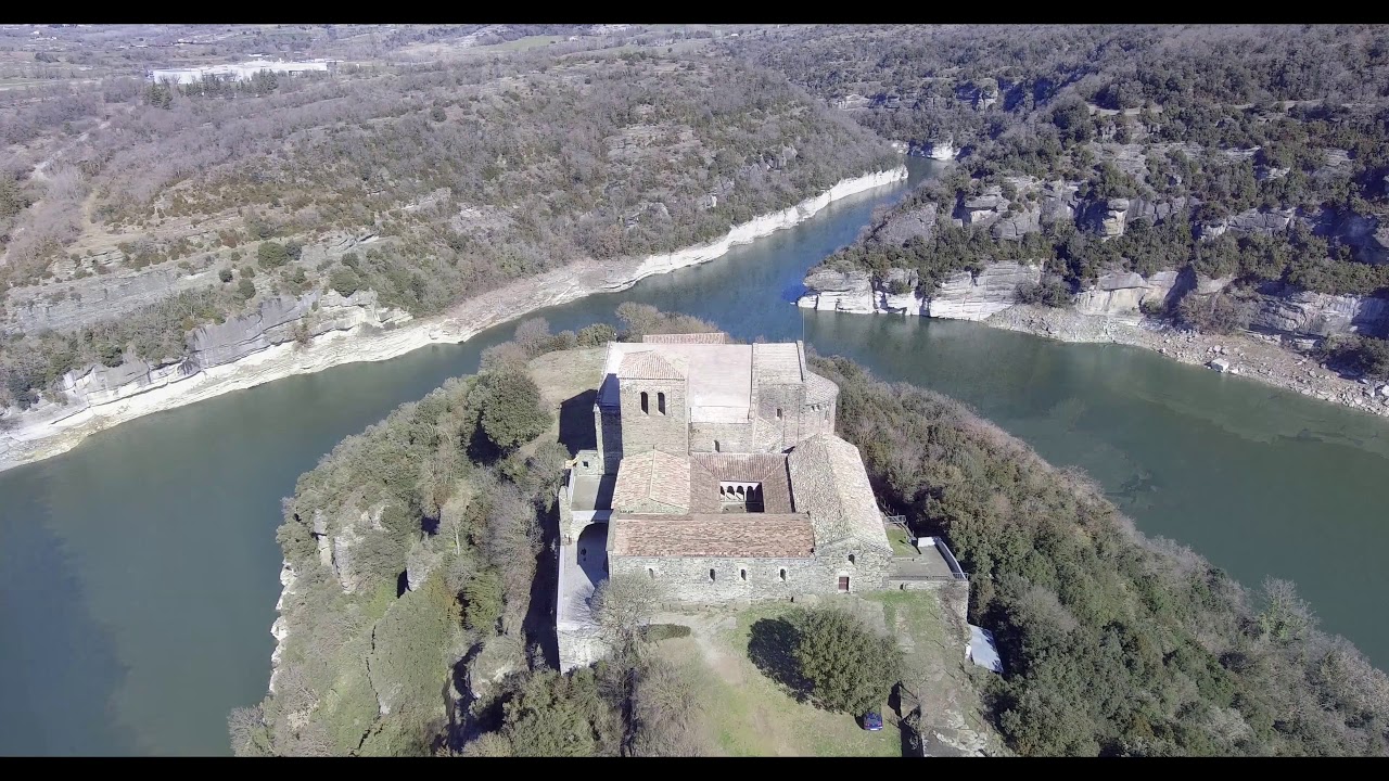 MONESTIR SANT PERE DE CASSERRES/VIC-SAU/OSONA/CATALUNYA 4K DJI PHANTOM 4K