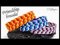 Chevron friendship macrame bracelet