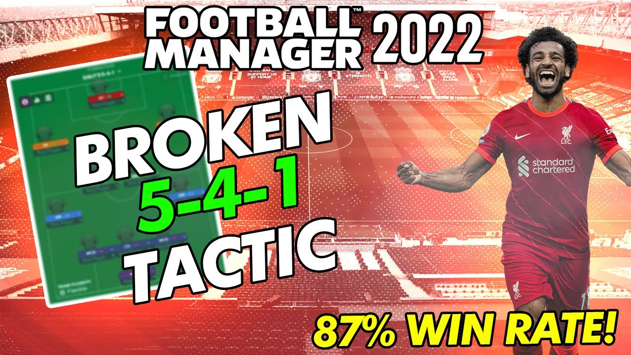87% Win Rate, Broken 5-4-1 Counter Attacking FM22 TACTIC