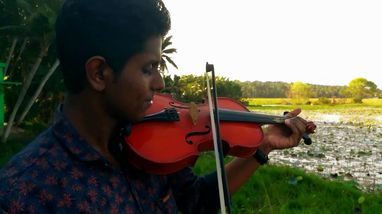 Varamanjaladiya Ravinte Maaril  Violin Cover  Amaljith Charummood