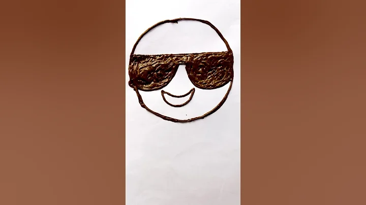 Smiling Face With Sunglasses😎Emoji|Easy#short#shorts#shortsfeed#tiktok#viral#youtubeshorts#trending