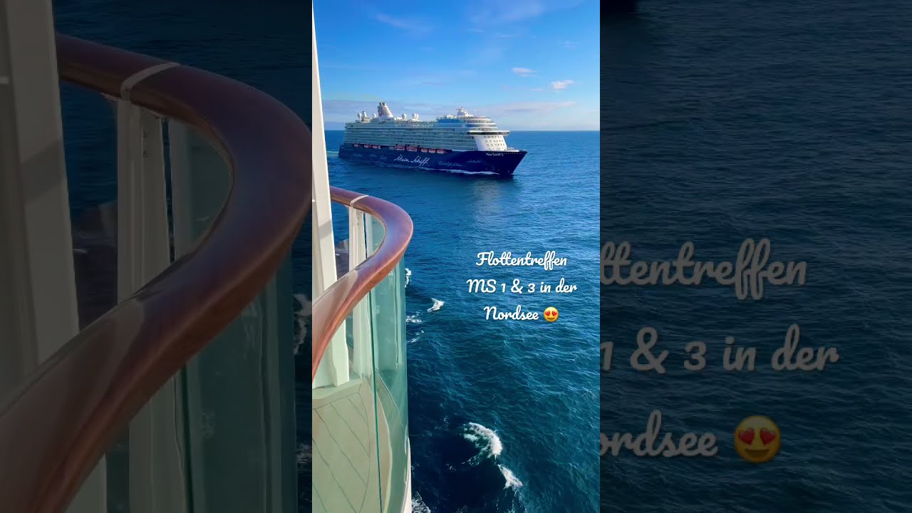 Mein Schiff 6 \u0026 Mein Schiff 1 Flottentreffen in Kiel 💙 #kiel #meinschiff