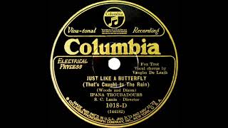 1927 Ipana Troubadours - Just Like A Butterfly (That’s Caught In The Rain) (Vaughn De Leath, vocal)