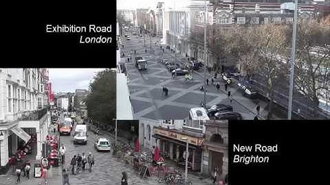 Shared Space Schemes (Exhibition Road, London & New Road, Brighton)