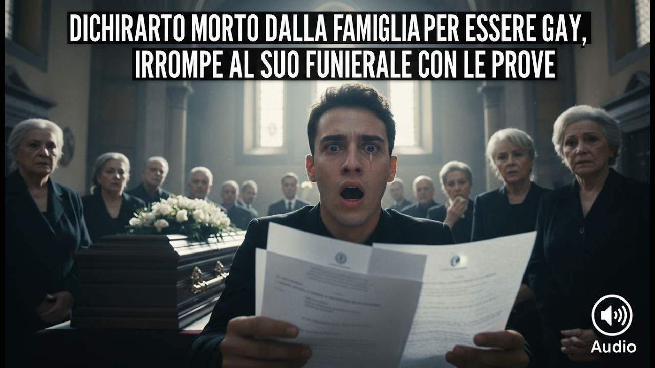 Dichiarato morto dalla famiglia per essere gay, irrompe al suo funerale con le prove...