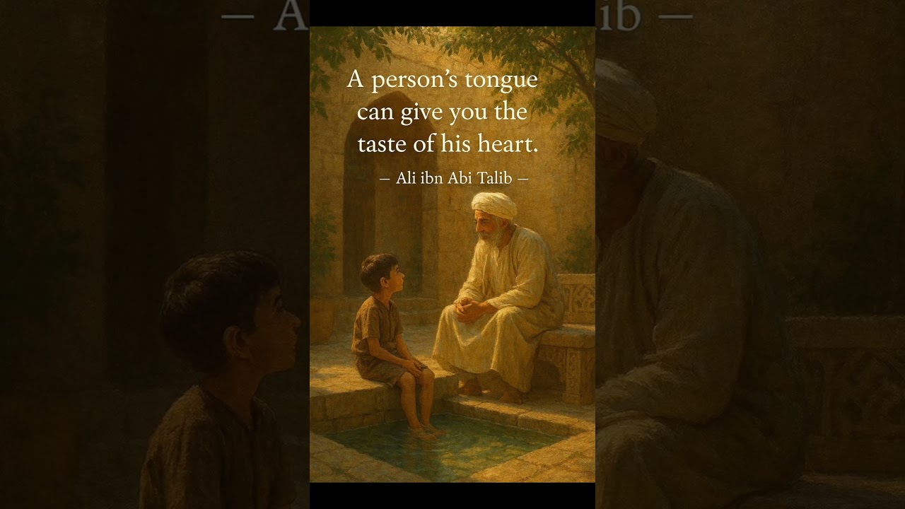 Words reveal what the heart conceals.