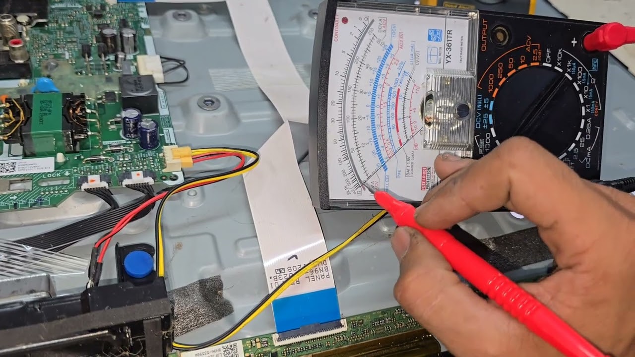 Samsung tv 32 may backligt but no picture short killer lang ok na ang TV mo