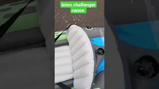 Intex Challenger Canoe Review  #outdoors #canoecamping