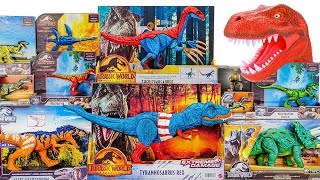 Jurassic World Unboxing Review | Robot Trex, Dinosaur Tools, Therizinosaurus, Spiderman Mosasaurus