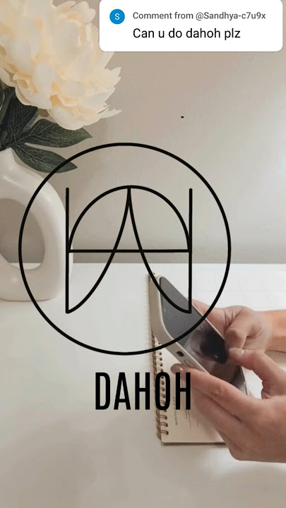 dahoh #dahoh #logodesign #namelogodesign #artandcraft #youtubeshorts #shorts #growonyoutube #bts