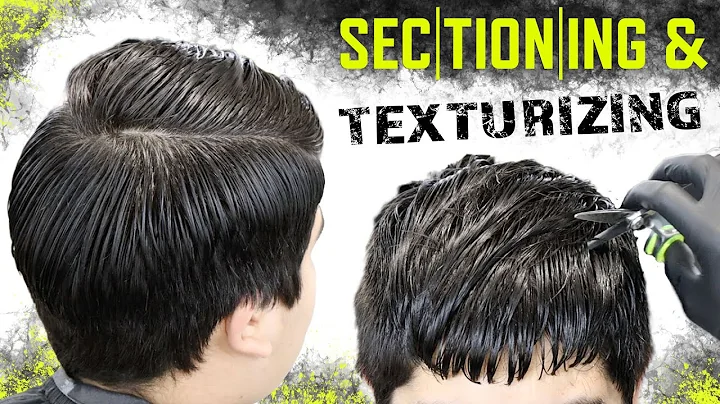 SECTIONING AND TEXTURIZING  Mid Fade Crop Freestyl...