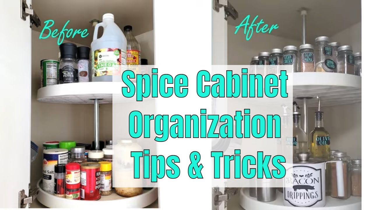 Tips & Tricks For Organizing Your Spice Cabinet | Cricut Kitchen