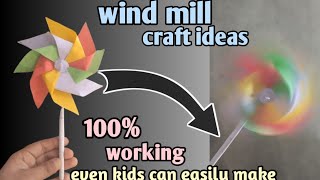 How to make an easy wind mill for kids | fidget origami for beginners | origame.