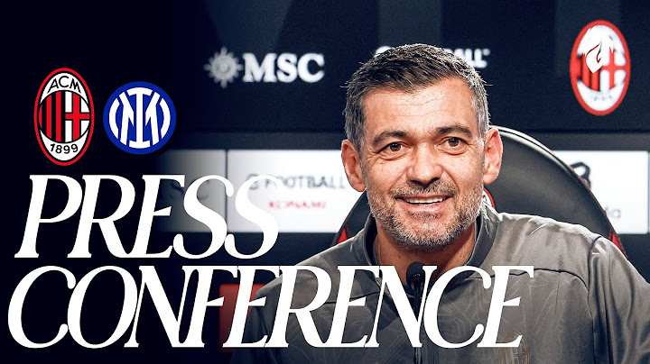 Coach Conceição ahead of #MilanInter | Press Conference