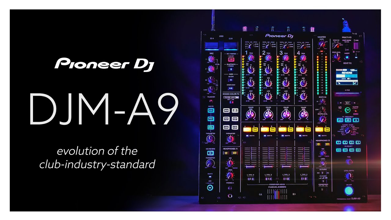 DJM-A9: evolution of the club-industry-standard DJ mixer 