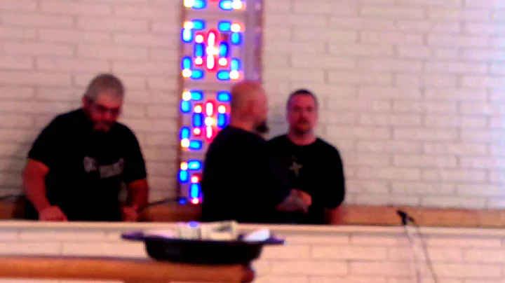 Shawn and Hunter baptism
